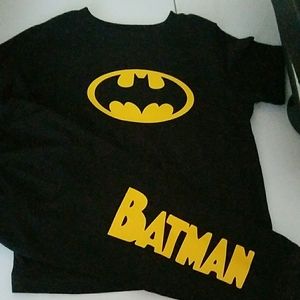 Bat man shirt and sweats